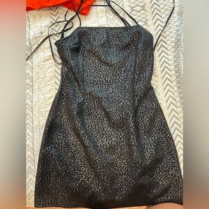 black urban outfitters cheetah print dress